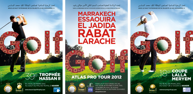 Affiches Trophée Hassan II Golf 2012